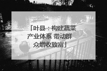 叶县：构建蔬菜产业体系 带动群众增收致富